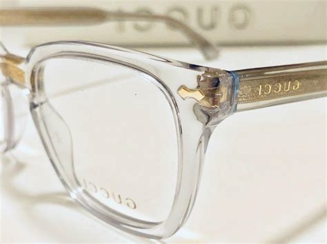 gucci eye glasses clear|Gucci clear eyeglass frames women's.